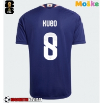 Moške Nogometnih dresov Japonska Takefusa Kubo #8 Domači SP 2026 Kratki rokavi